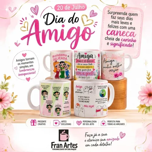 Presentes dia do amigo