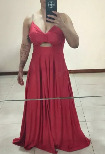 Vestido longo de festa