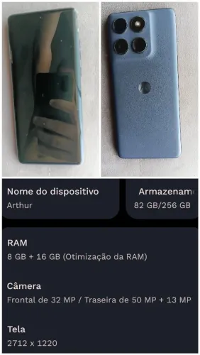 Vendo Motorola Edge 60 fusion,poucas marcas de uso