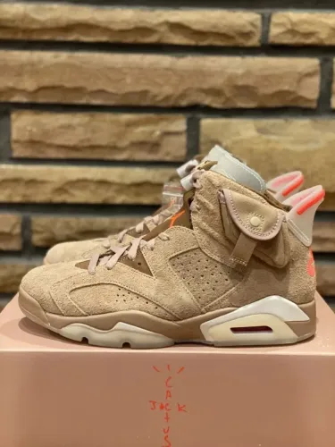 AIR JORDAN 6 Retro X Travis Scott British N42 comprei dos Estados Unidos 