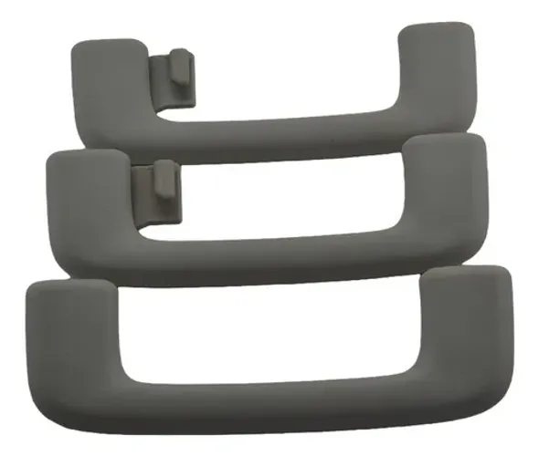 Kit 3 Puxador Alça Pqp Teto Mitsubishi L200 2017 Original