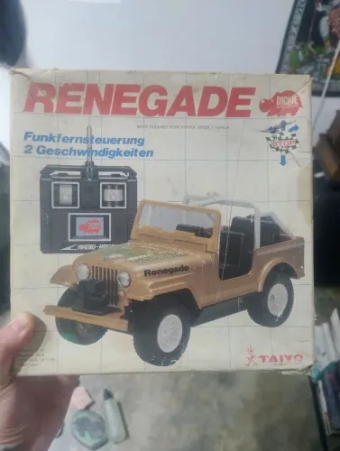 ? Raridade! Carrinho RC Dickie/Taiyo Renegade 1986 + Caixa Original