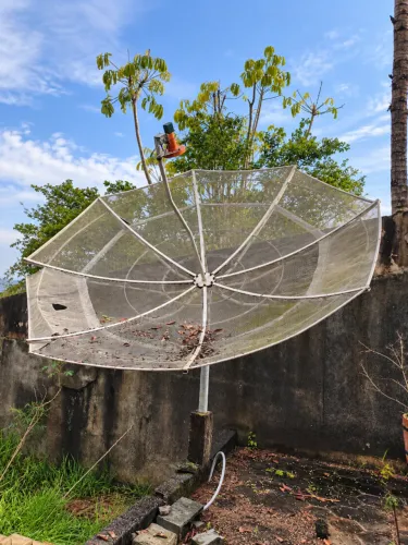 Antena Parabólica ASR SRPS-285 Banda C + FRESAT Grande Porte 2,85m