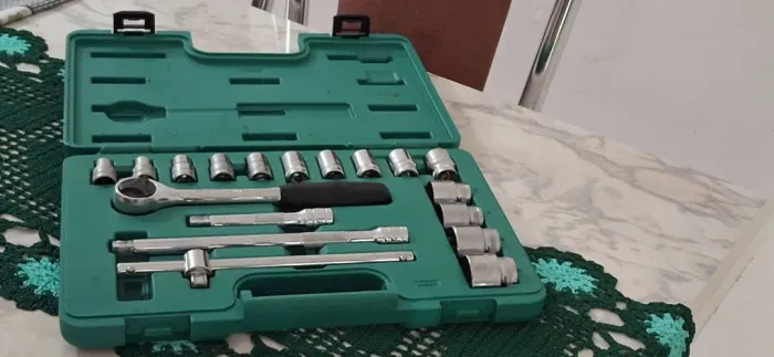 Jogo de soquetes da marca SATA, novo