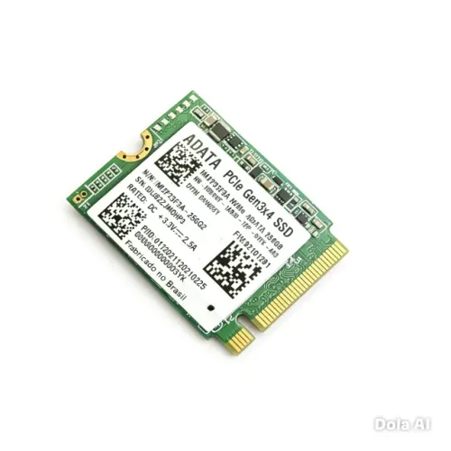 SSD Nvme 256GB Adata com adaptador
