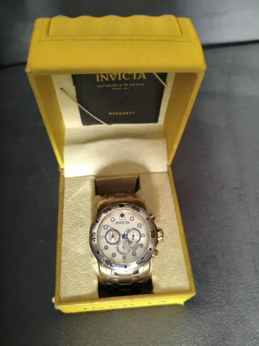 RELOGIO INVICTA PRO DRIVER DOURADO
