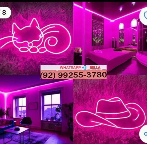 FITAS LED ROSA/VERMELHO DE 5M DECORAÇÃO C/ A FONTE 12W