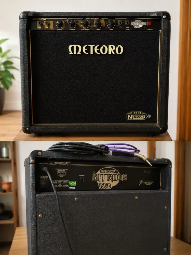 Amplificador Cubo Meteoro Nitrous - Excelente Estado e Pronto para o Som!