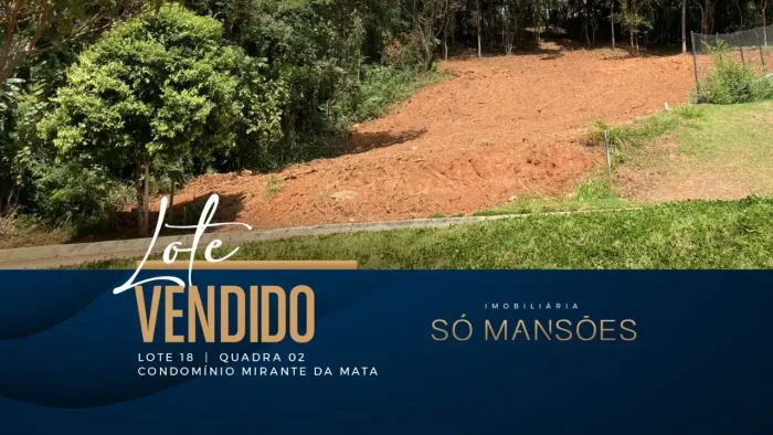 EXCELENTE OPORTUNIDADE DE TERRENO NO CONDOMÍNIO MIRANTE DA MATA EM NOVA LIMA