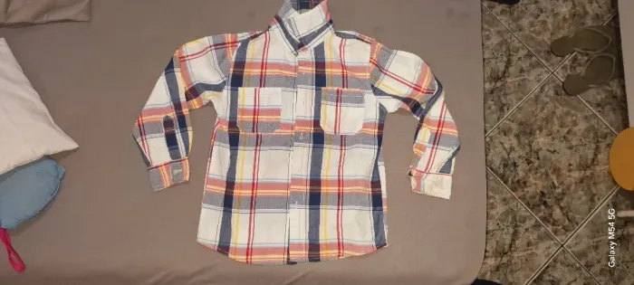 Camisas Xadrez Infantil Menino - 100% Algodão Tam.6