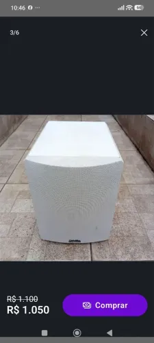 Subwoofer ativo definitive