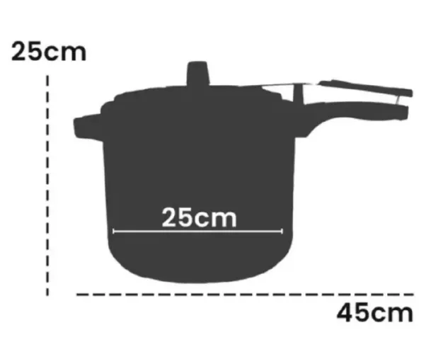 Panela de pressão 10 litros