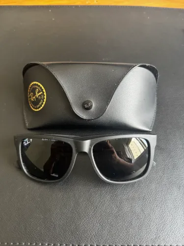Óculos Justin Rayban Polarizado Preto