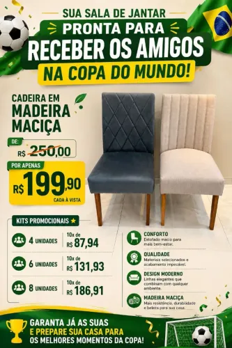 Cadeiras Confortável em Promoção 
