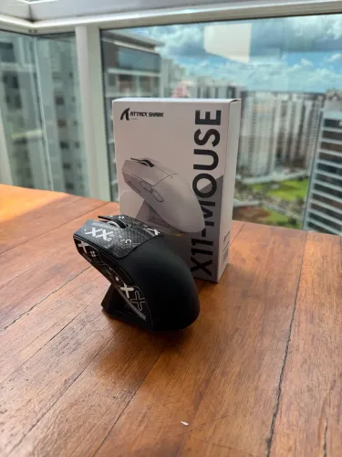 Mouse Gamer Sem Fio Attack Shark X11 com Dock