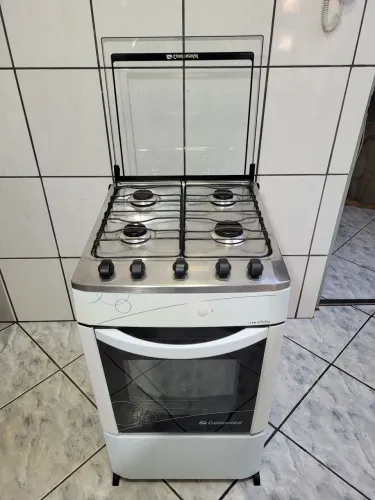 Fogão 4 bocas automático branco