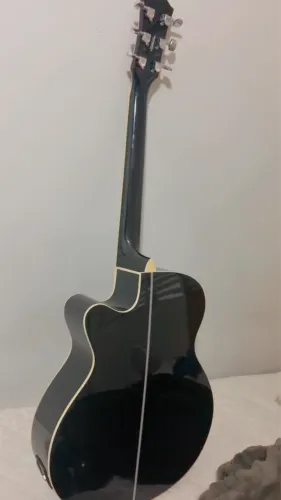 Violão Tagima Dallas eletroacústico preto em ótimo estado