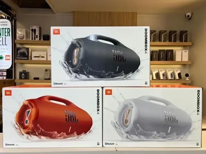 Caixa JBL Boombox 4 - Produto lacrado! Nota fiscal + Garantia JBL de 1 ano no Brasil