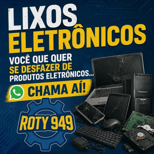 Descarte seus lixos eletrônicos de forma
