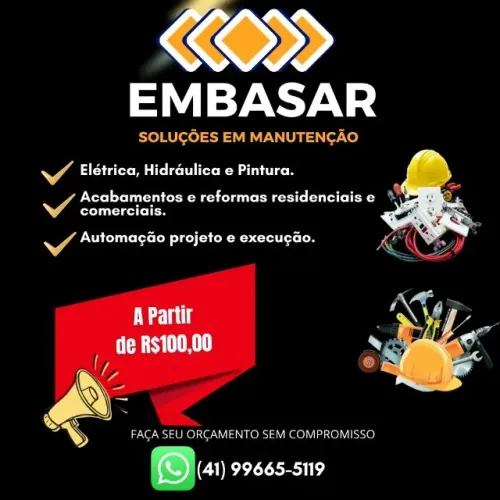 Elétrica, Hidráulica, Pintura e reformas em geral