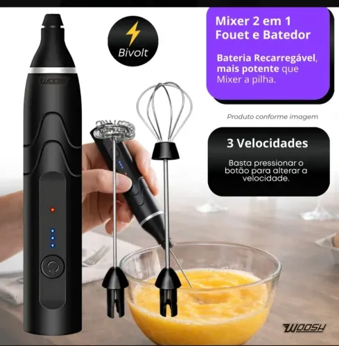 Mixer portátil 2 em 1