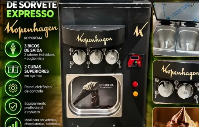 Máquina de sorvete expresso rimaq