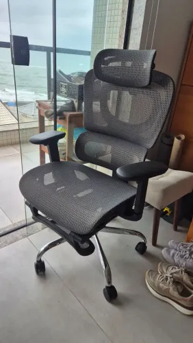 cadeira de escritório ergonômica mônaco bt07 luvinco