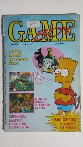 Revista Game Boy Ano 1 N1 Julho 1991