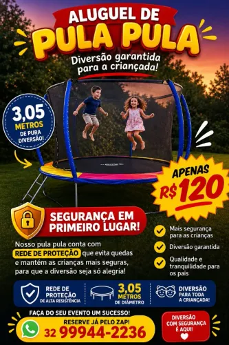 ALUGUEL DE PULA PULA GRANDE  !!!!!
