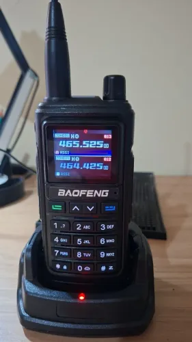 Rádio Baofeng Uv-17pro Gps Walkie Talkie Air Band Vhf Uhf Fm Preto Uhf, Vhf