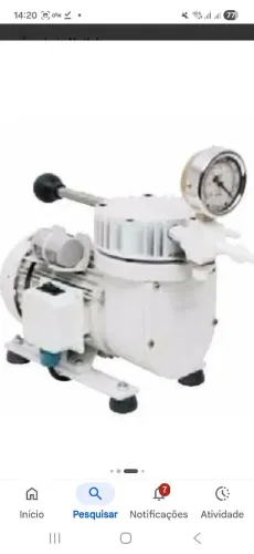 BOMBA DE VÁCUO 700mmHg 34LTS/MIN REF 825T FISATOM