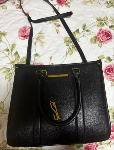 bolsa tote couro santa lolla