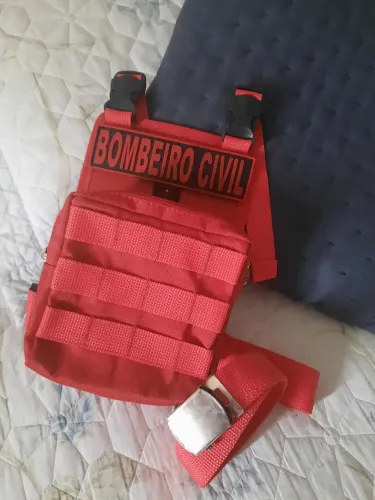 Bornal e cinto bombeiro civil