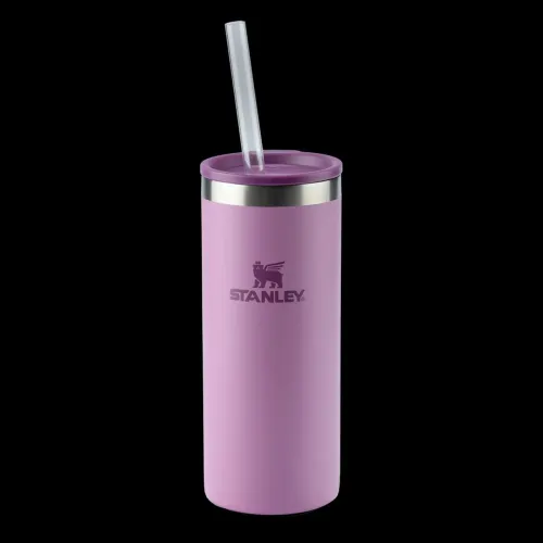 Stanley Can Cooler Slim com canudo Lilac | 296ML