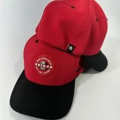 BONÉ DERBY VERMELHO ABA PRETO