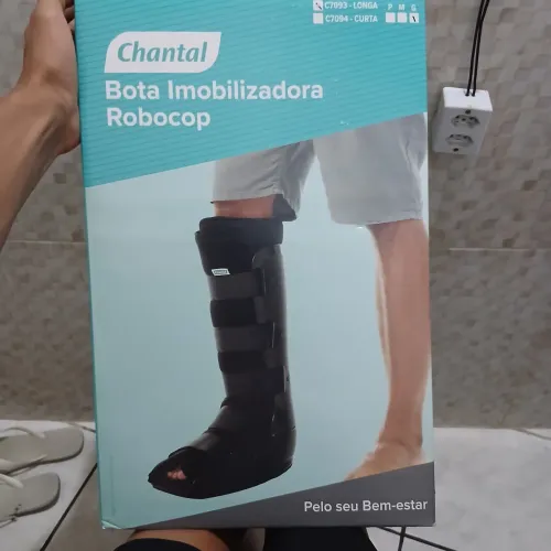 Bota imobilizadora robocop ( cano longo )