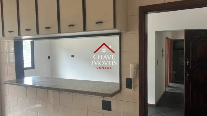 Apartamento para alugar, 86 m² por R$ 3.690,02/mês - Marapé - Santos/SP
