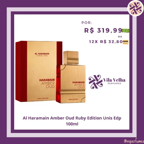 Al Haramain Amber Oud Ruby Edition Unis Edp 100ml