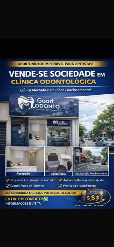 Clínica Odontológica Montada em Avenida Movimentada | Venda de Sociedade