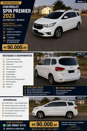 Chevrolet Spin Premier 1.8 8V Econo.flex 5P Aut. 2023