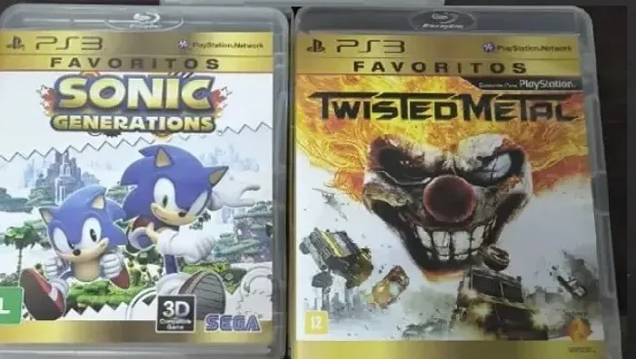 Sonic + twisted metal PS3 favoritos