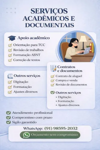 Trabalhos, Projetos e TCC - Apoio Acadêmico
