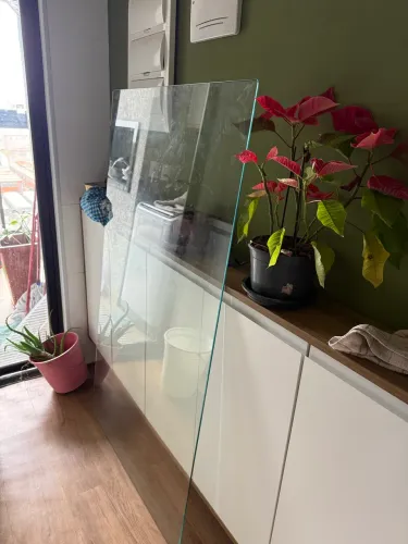 Vidro temperado mesa 1.40 por 0,80 mts