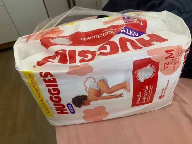 Fralda e lenço umedecido 