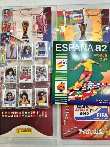 Álbum da Copa do Mundo de 1982 (Reprint) + set completo de figurinhas p/ colar