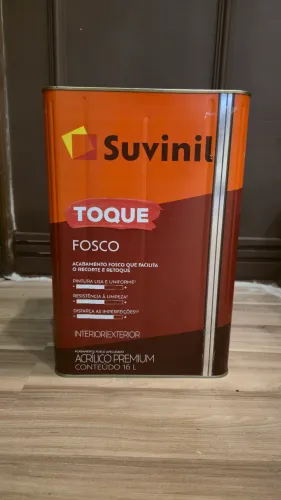Tinta Suvinil Toque Fosco 16L Nova - Algodão Egípcio