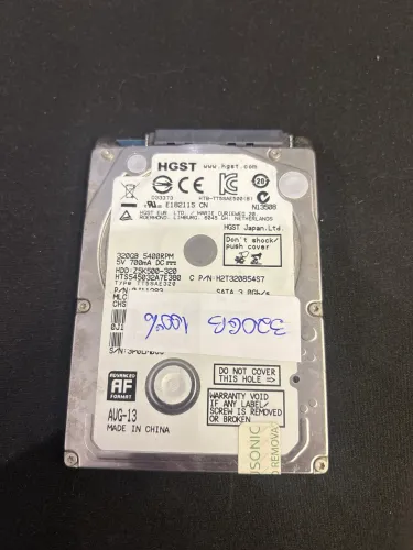 Disco 320Gb HGST 2,5 polegadas note