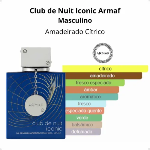 Perfume Árabe Club de nuit Iconic 105ml Original Armaf