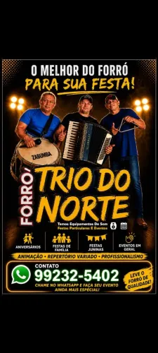 banda de forro ou trio pe de serra para sua festa junina *