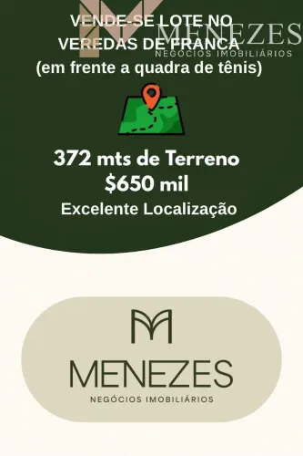 Vende-se lote no Condomínio Fechado Veredas de Franca.